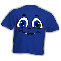 חולצה ממקמקת בצבע כחול