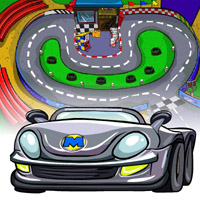 מכונית ספורט כסופה